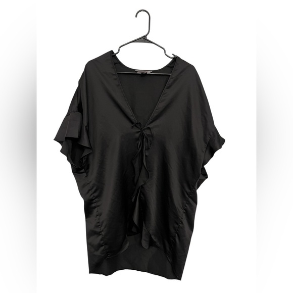 Victoria's Secret Black Satin Robe - Picture 1 of 4